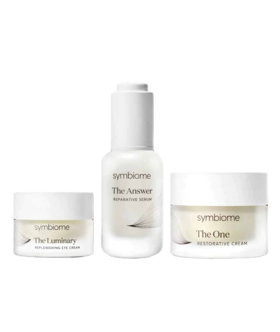 The Treatment Trio (The Answer Serum, The Luminary Eye Cream, The One Moisturizer) - by Symbiome