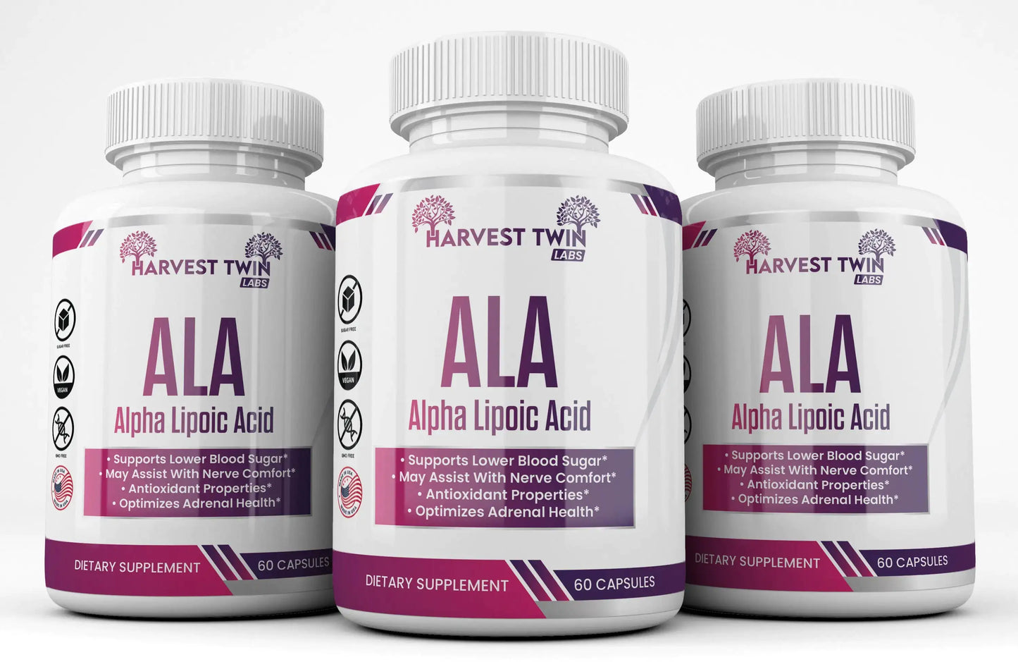 ALA Alpha Lipoic Acid - Maintains Healthy Blood Sugar & Boosts Energy